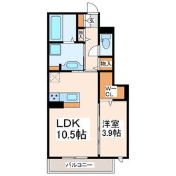 （仮）TORISIA田迎の物件間取画像